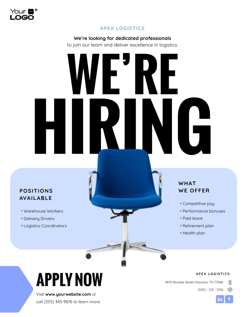Job Hiring Flyer Template
