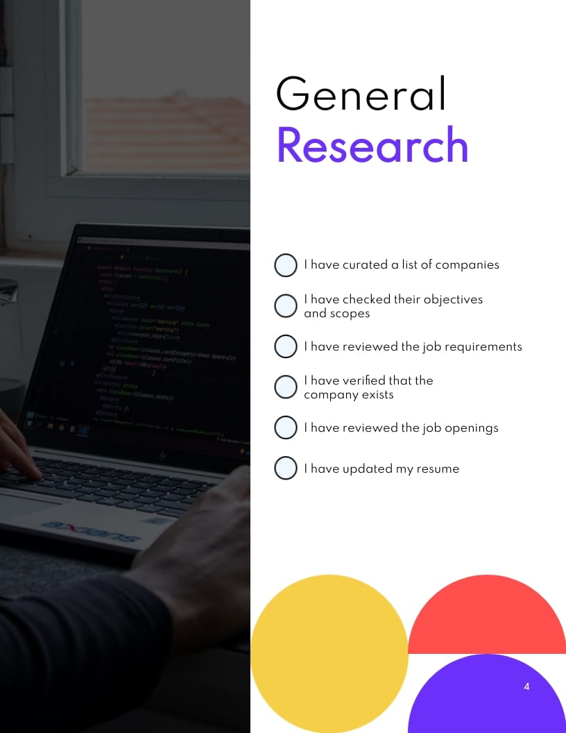 Job Preparation Checklist Lead Magnet Template - Slide 4 Job Preparation Checklist Lead Magnet Template - Slide 4