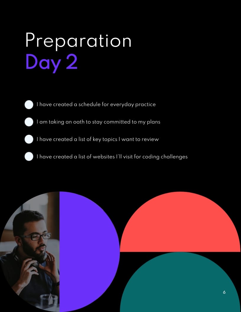 Job Preparation Checklist Lead Magnet Template - Slide 6 Job Preparation Checklist Lead Magnet Template - Slide 6