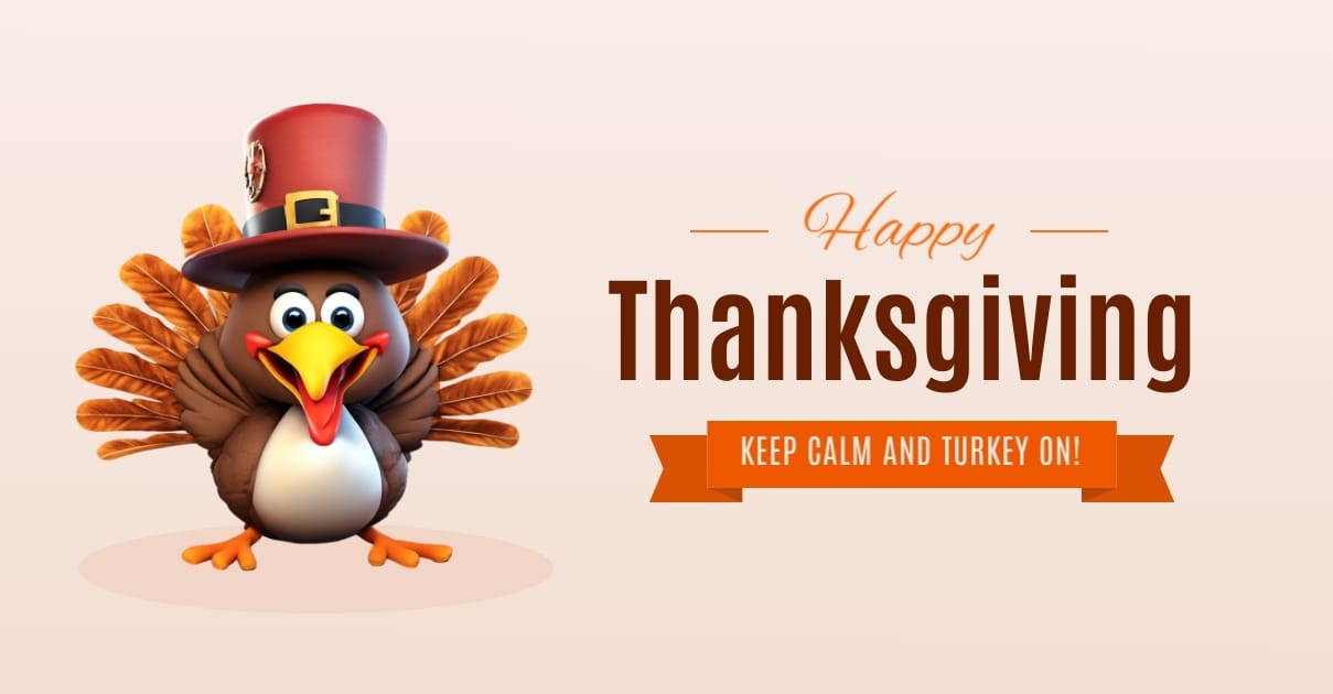 Keep Calm Turkey Facebook Post Template
