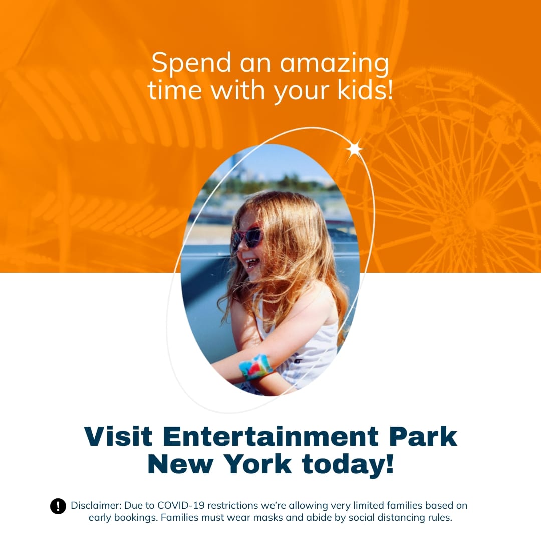 Kids Entertainment Park Instagram Post Template