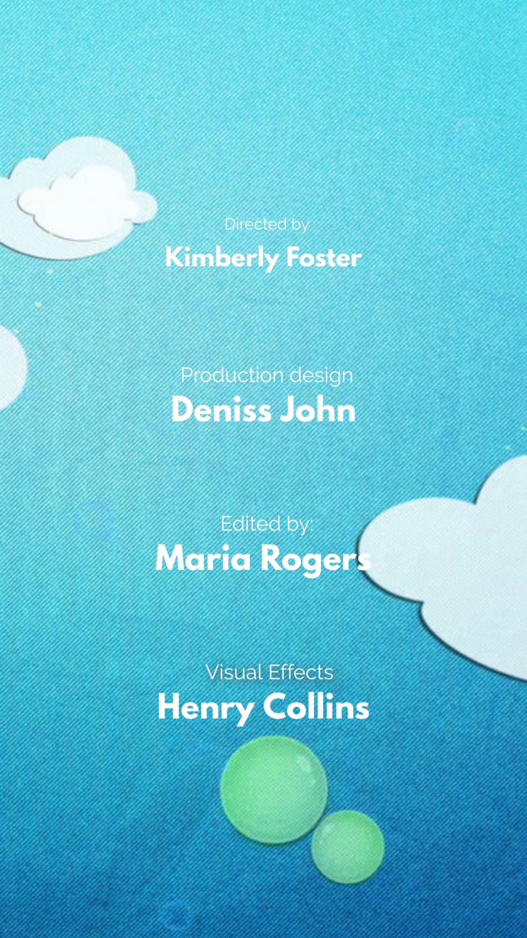 Kids Movie Credits Video Vertical Template