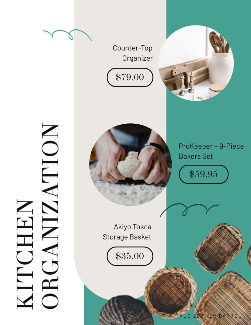 Kitchen Product Catalog Template - Slide 5 Kitchen Product Catalog Template - Slide 5