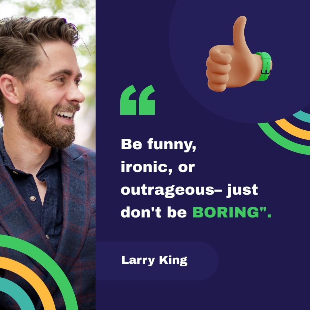 Larry Kim Quote Square Template