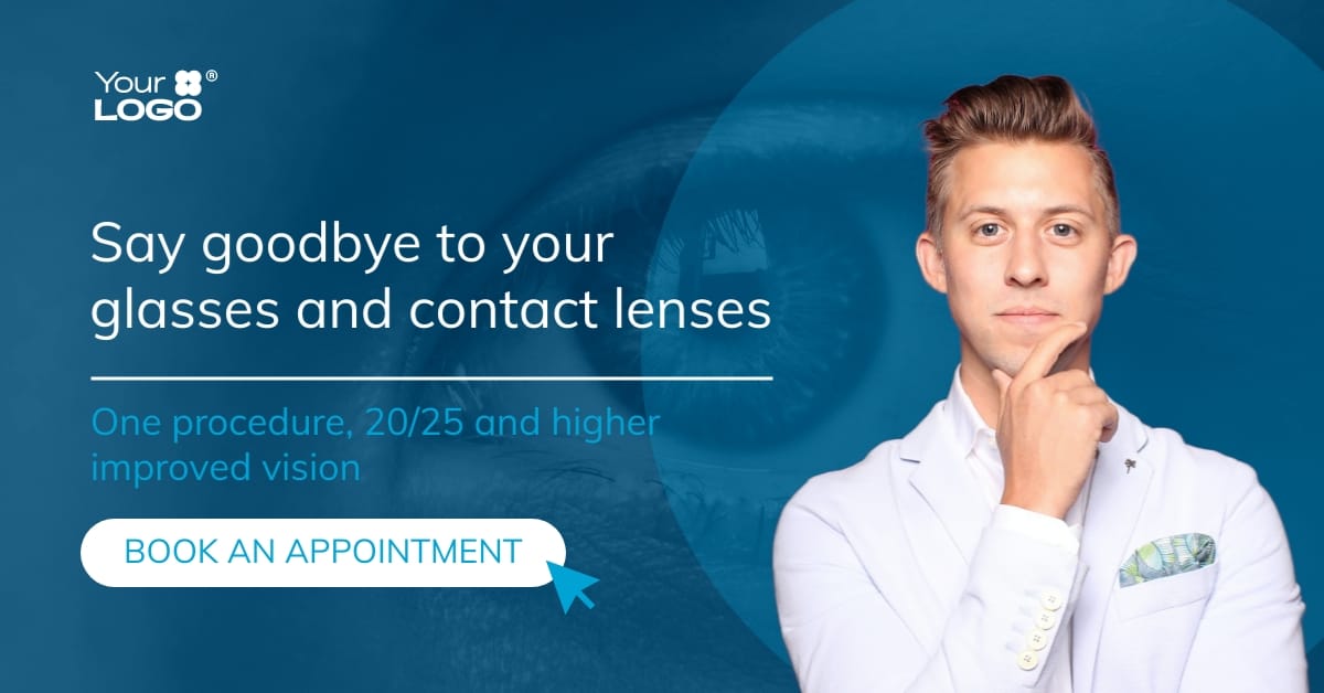 Laser Eye Surgery LinkedIn Sponsored Post Template