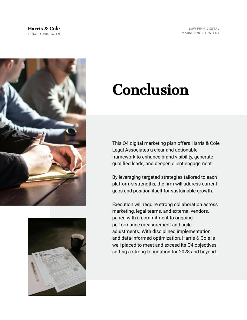 Law Firm Digital Marketing Strategy Template - Slide 10 Law Firm Digital Marketing Strategy Template - Slide 10