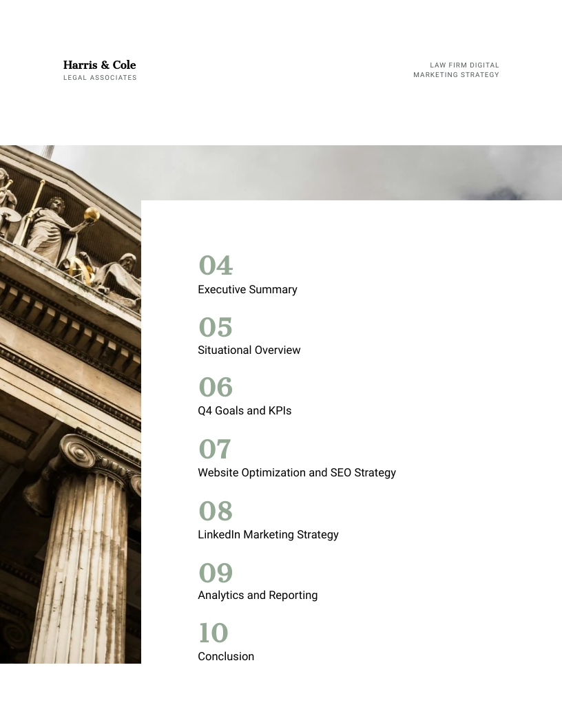 Law Firm Digital Marketing Strategy Template - Slide 3 Law Firm Digital Marketing Strategy Template - Slide 3