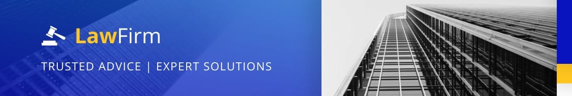 Law Firm Services LinkedIn Header Template