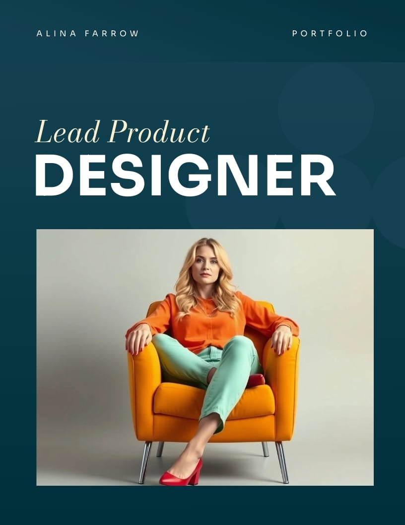 Lead Product Designer Portfolio Template