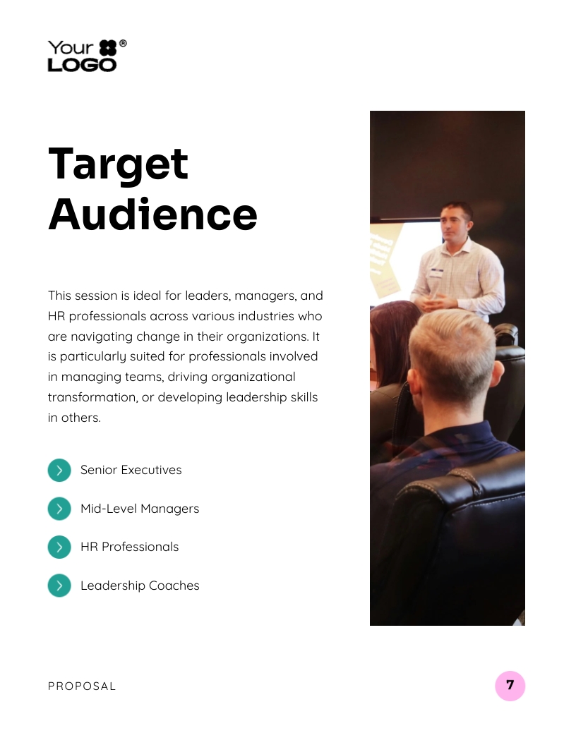Leadership Conference Presentation Proposal Template | Visme