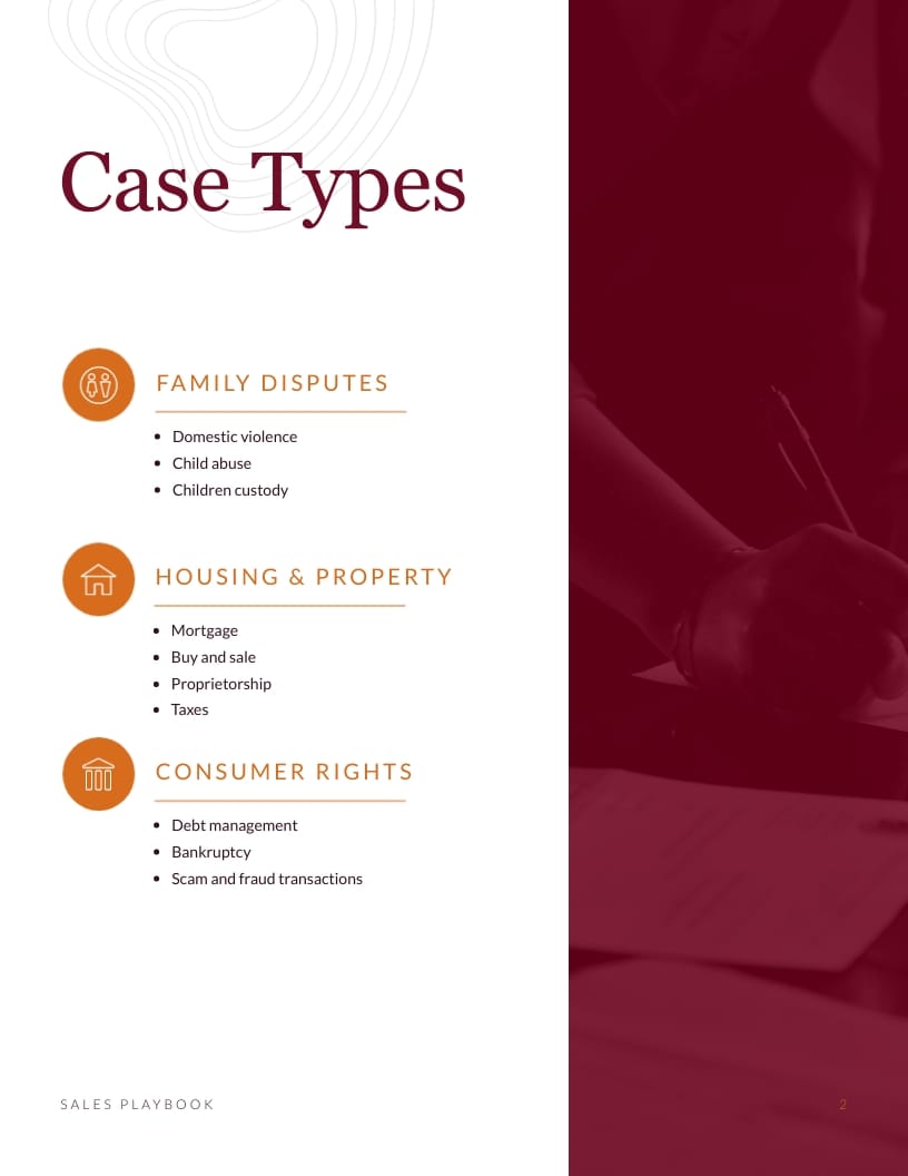 Legal Agency Sales Playbook Template - Slide 4 Legal Agency Sales Playbook Template - Slide 4