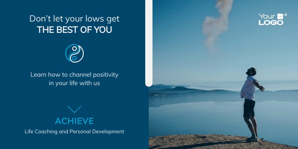 Life Coach Twitter Ad Template