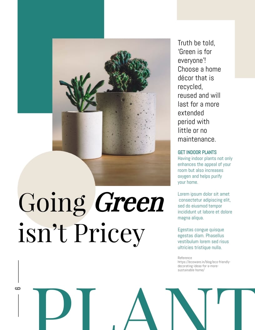 Lifestyle Magazine Template - Slide 6 Lifestyle Magazine Template - Slide 6