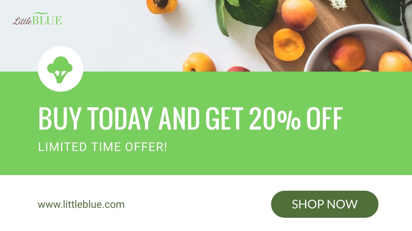 LittleBlue Discounts Animated Wide Template