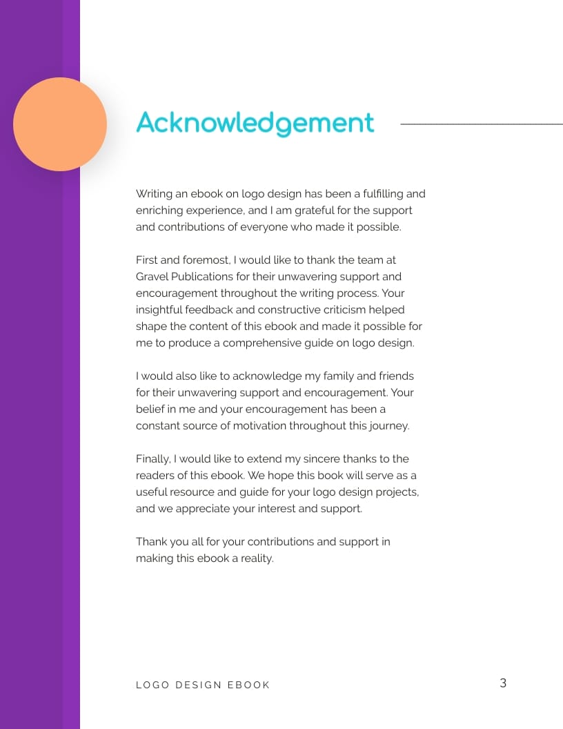 Logo Design Ebook Template - Slide 3 Logo Design Ebook Template - Slide 3