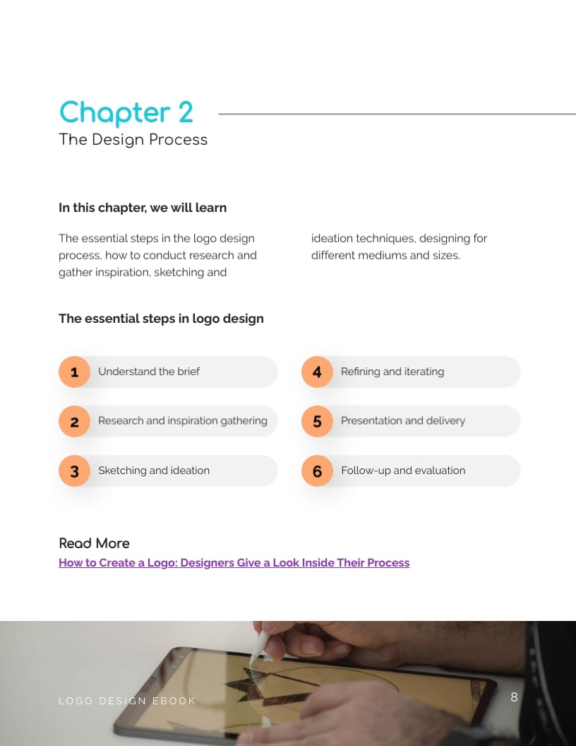 Logo Design Ebook Template - Slide 8 Logo Design Ebook Template - Slide 8