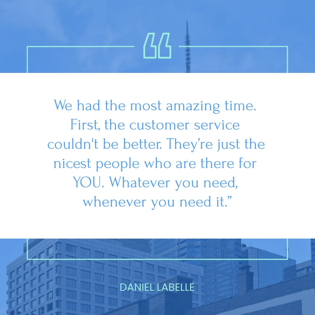 Luxury Hotel - Video Testimonial Square Template
