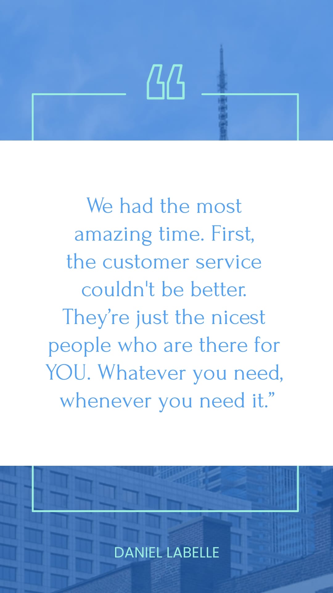 Luxury Hotel - Video Testimonial Vertical Template