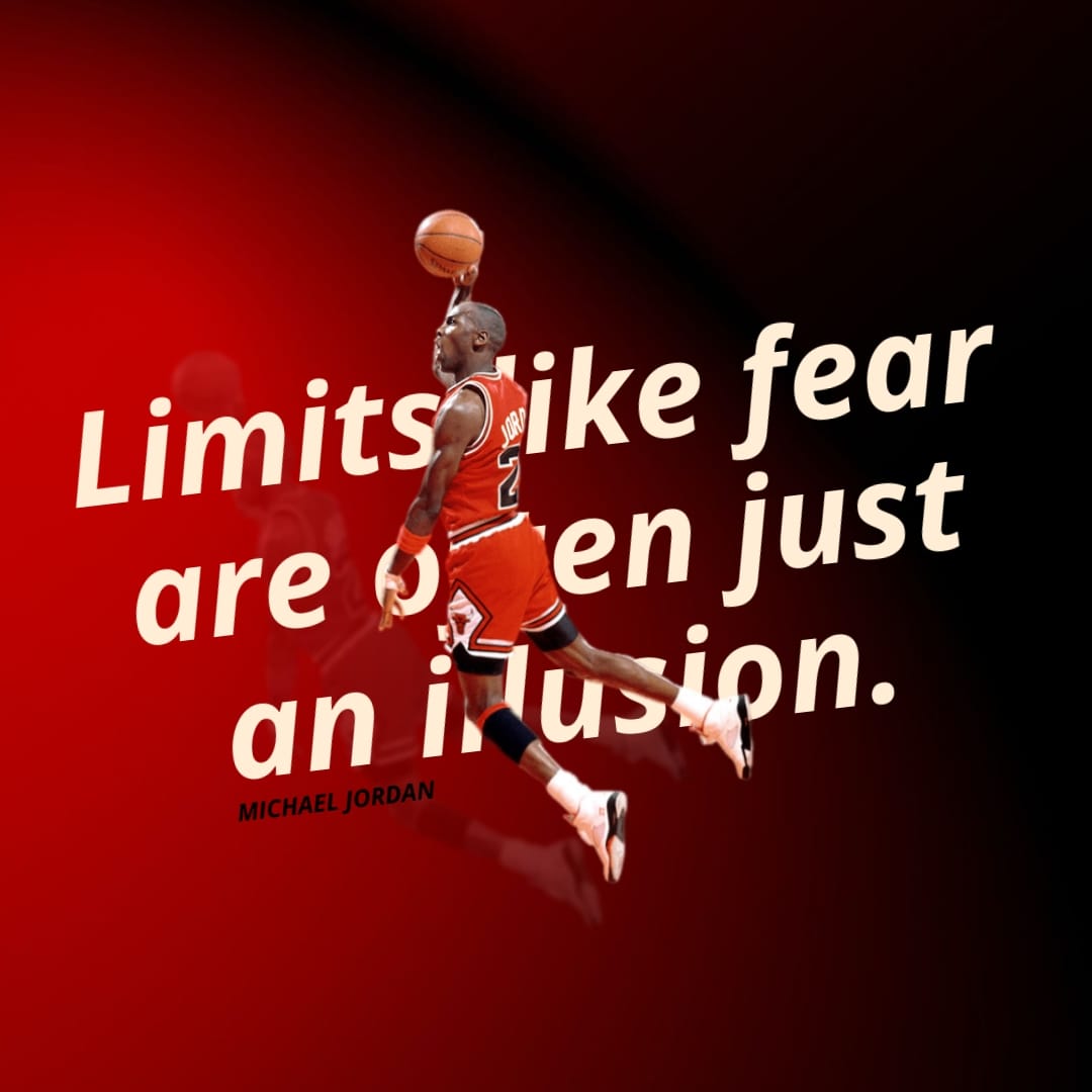 MJ Sports Quote Instagram Post Template