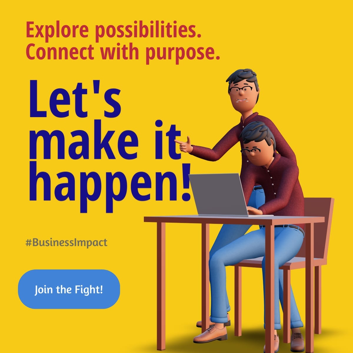 Make it Happen LinkedIn Post Template