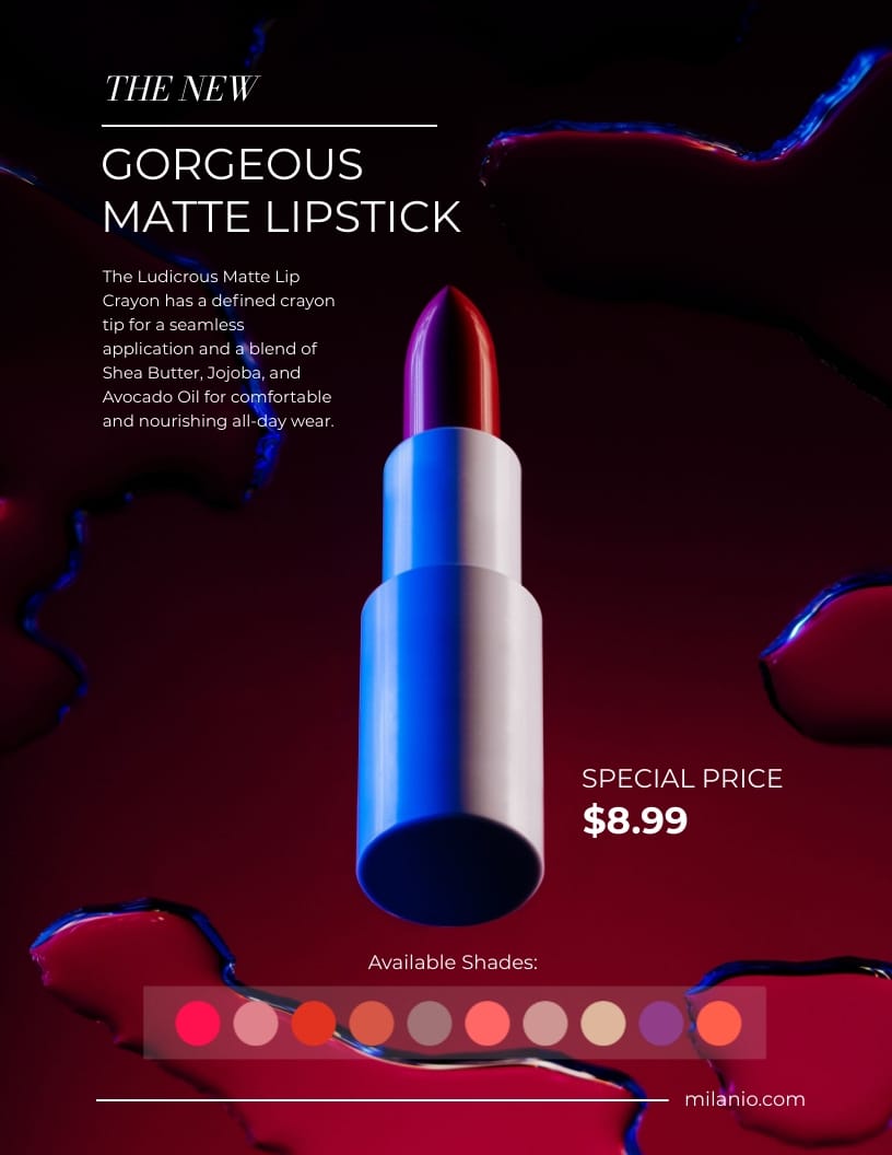 Makeup Catalog Template - Slide 2 Makeup Catalog Template - Slide 2