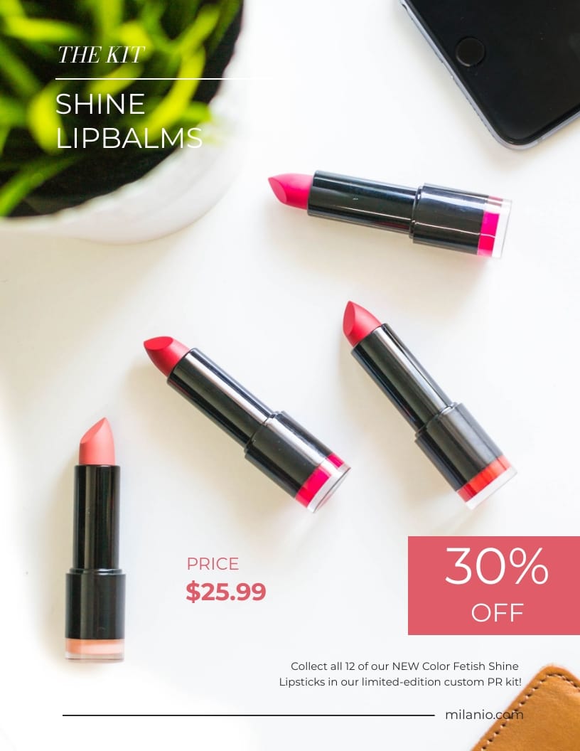 Makeup Catalog Template - Slide 6 Makeup Catalog Template - Slide 6