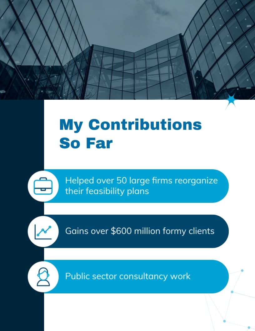 Management Consultant Portfolio Template - Slide 4 Management Consultant Portfolio Template - Slide 4