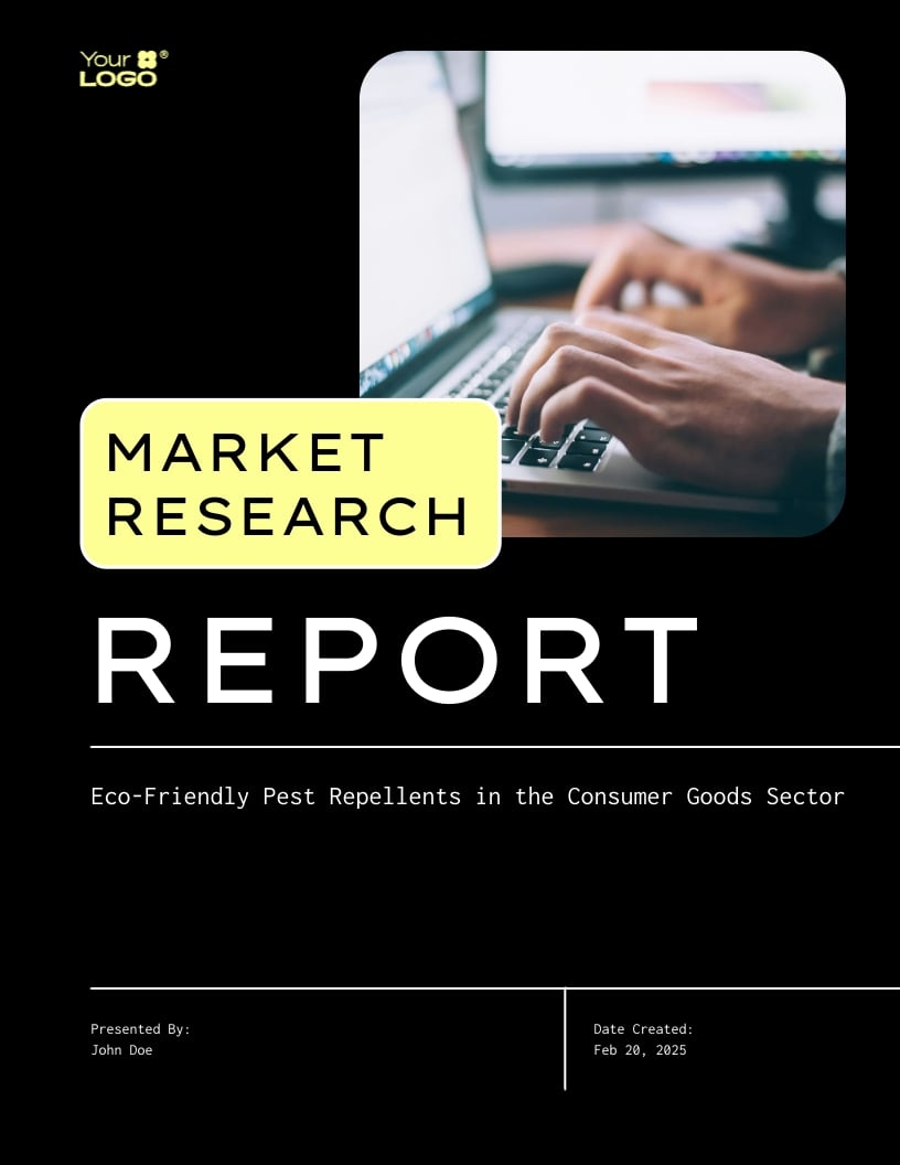 Market Research Report Sample Template