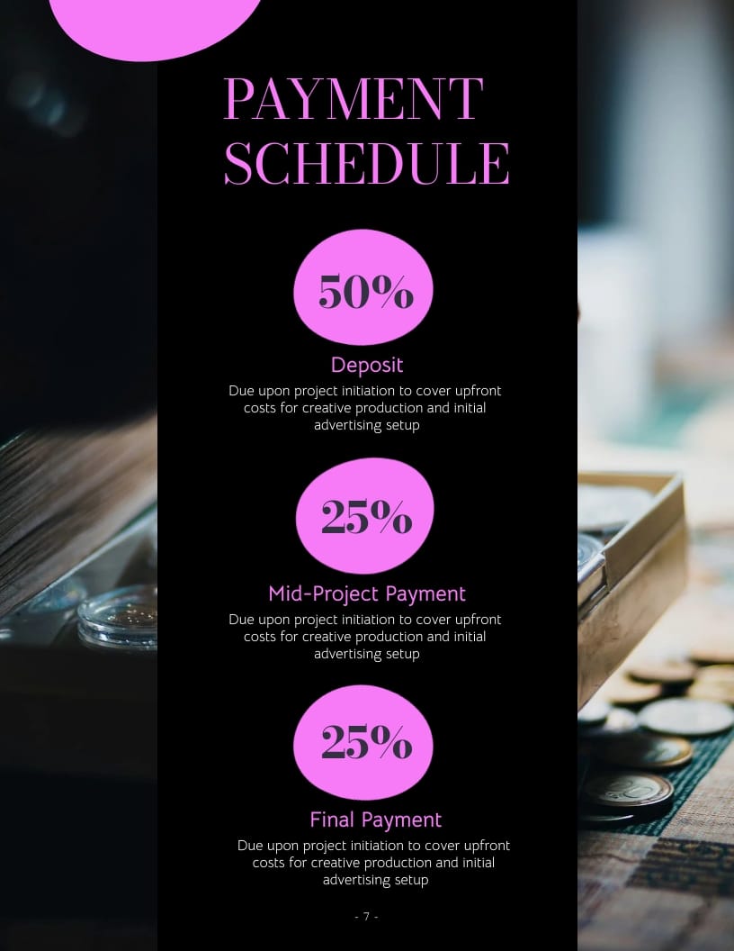 Marketing Budget Launch Proposal Template - Slide 7 Marketing Budget Launch Proposal Template - Slide 7