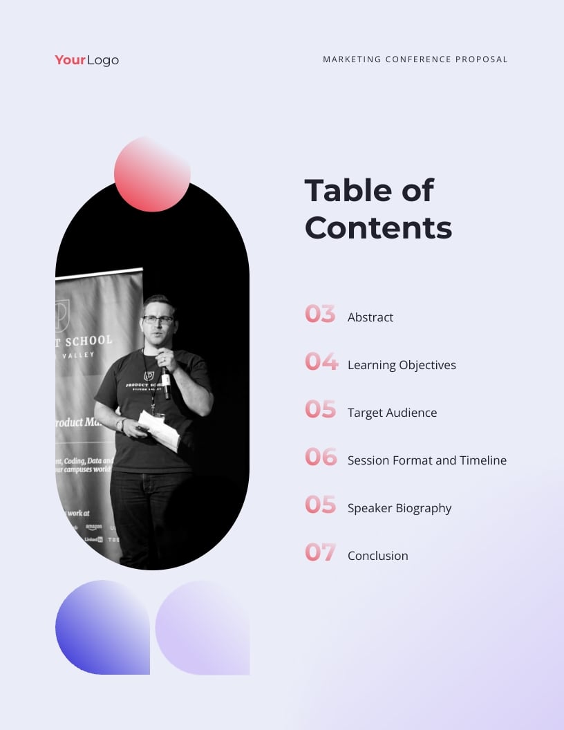 Marketing Conference Proposal Template - Slide 2 Marketing Conference Proposal Template - Slide 2