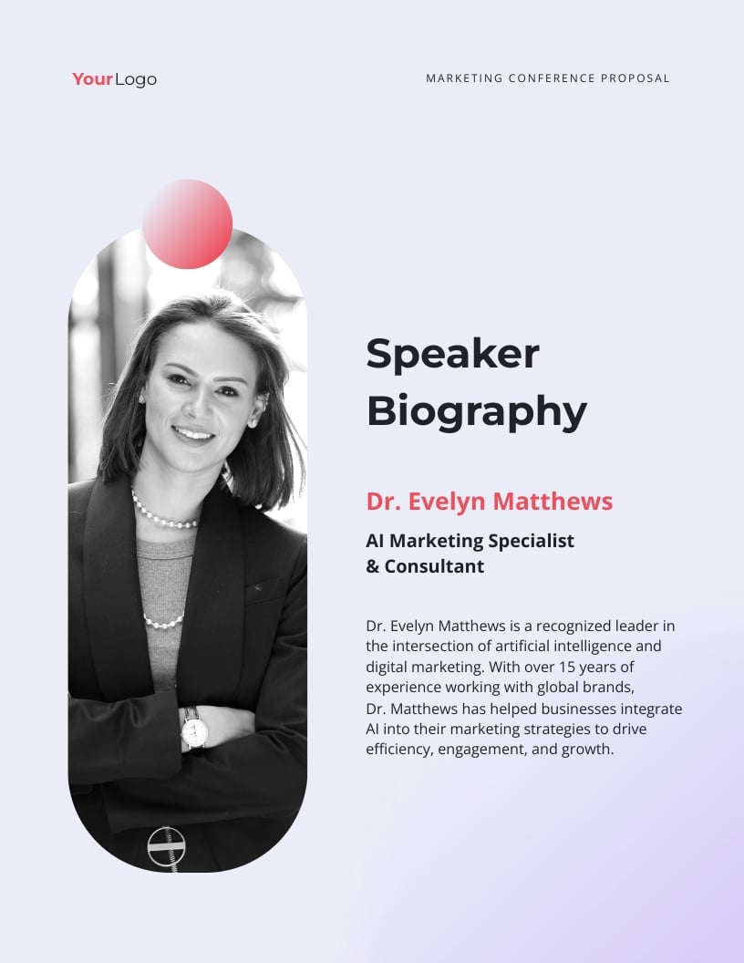 Marketing Conference Proposal Template - Slide 7 Marketing Conference Proposal Template - Slide 7