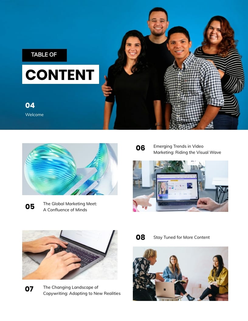 Marketing Consultancy Magazine Template - Slide 3 Marketing Consultancy Magazine Template - Slide 3