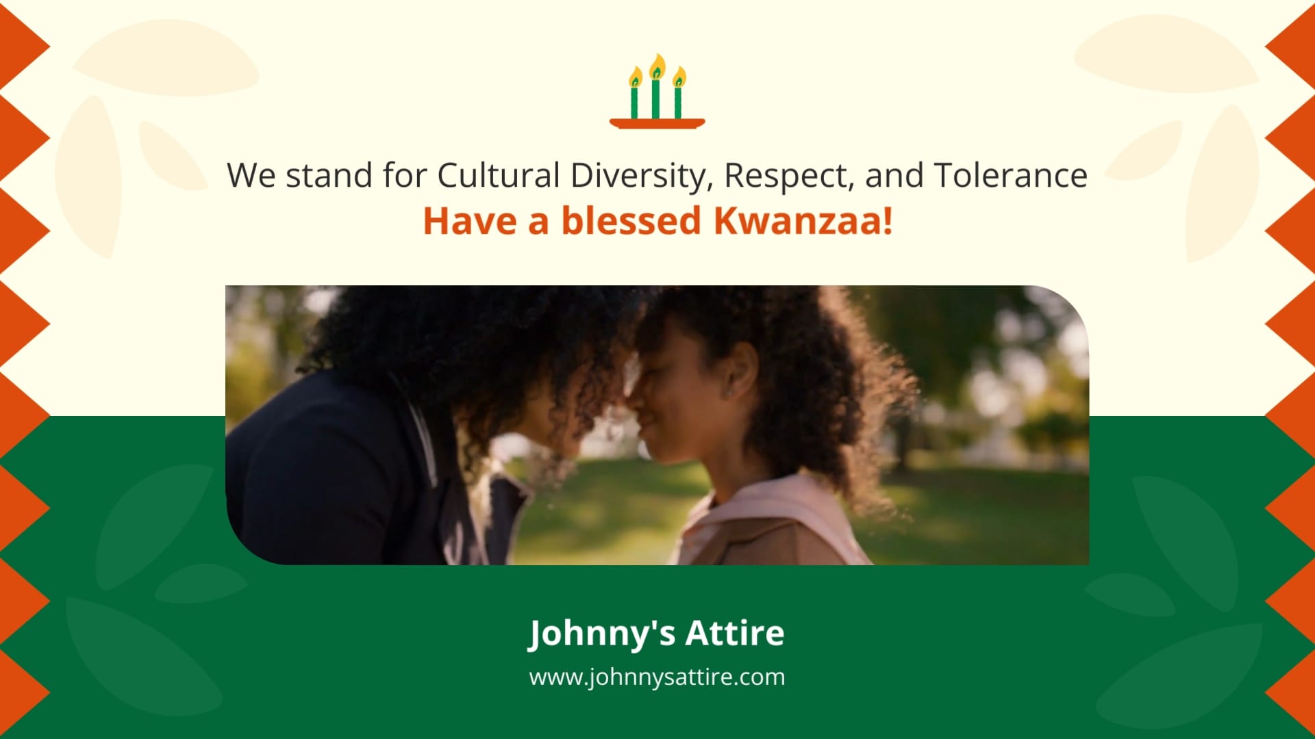 Marketing Kwanzaa Greeting Card Template