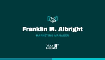 Marketing Manager Business Card Template