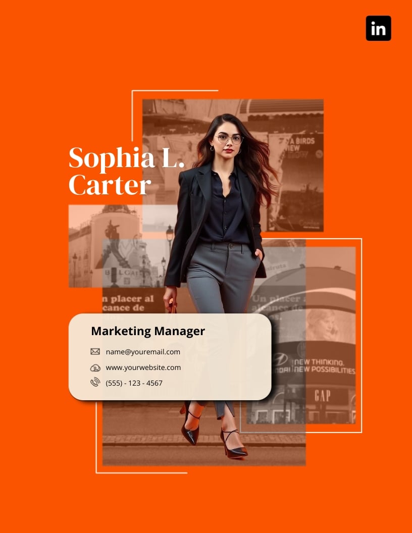 Marketing Manager Portfolio Template