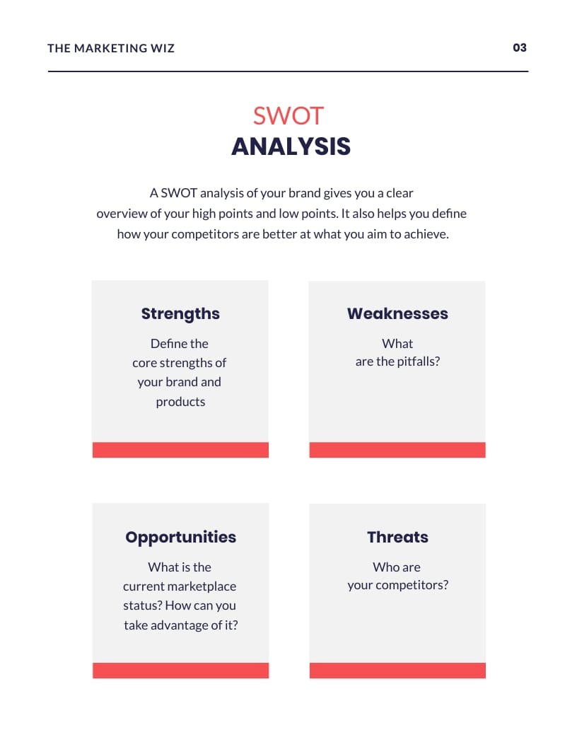 Marketing Plan Workbook Template - Slide 4 Marketing Plan Workbook Template - Slide 4
