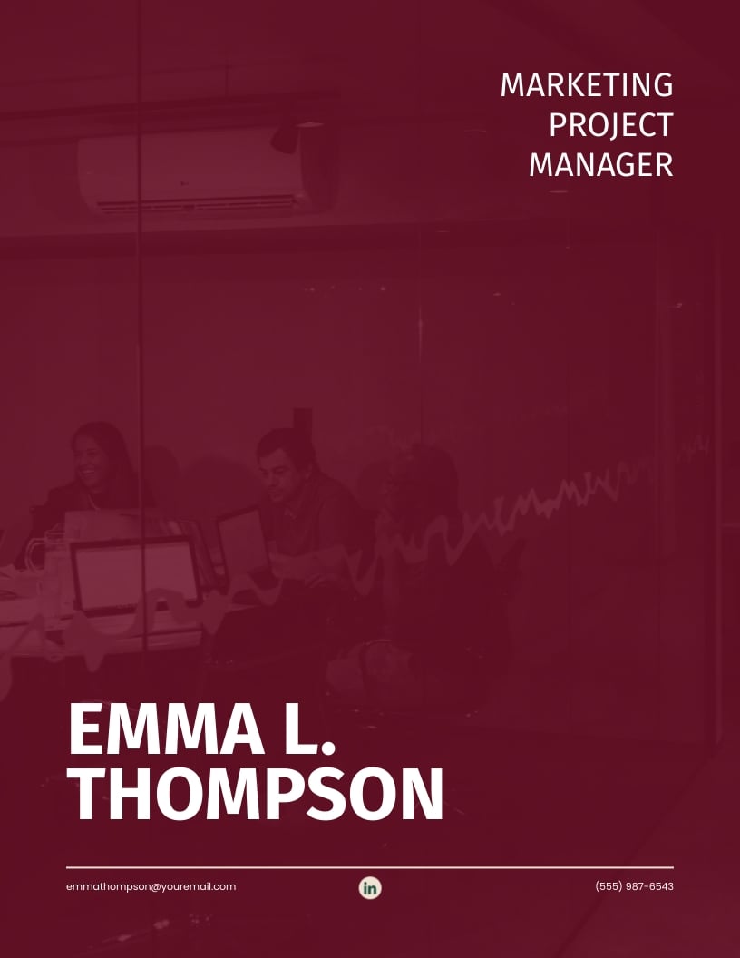 Marketing Project Manager Portfolio Template - Slide 2 Marketing Project Manager Portfolio Template - Slide 2