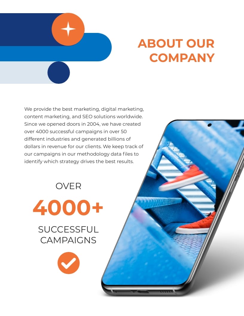 Marketing Services Booklet Template - Slide 2 Marketing Services Booklet Template - Slide 2