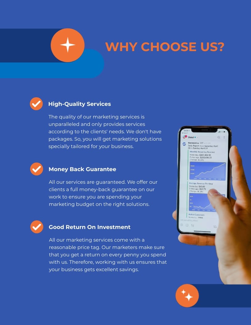 Marketing Services Booklet Template - Slide 5 Marketing Services Booklet Template - Slide 5