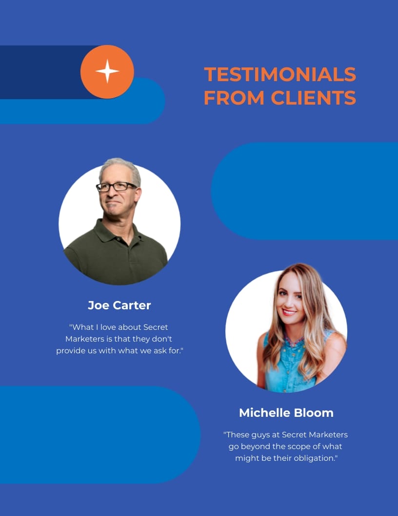 Marketing Services Booklet Template - Slide 7 Marketing Services Booklet Template - Slide 7