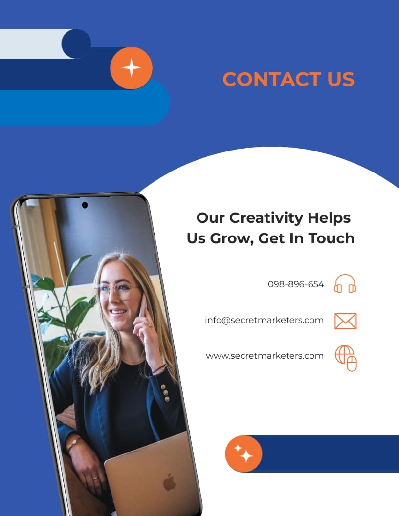 Marketing Services Booklet Template - Slide 8 Marketing Services Booklet Template - Slide 8