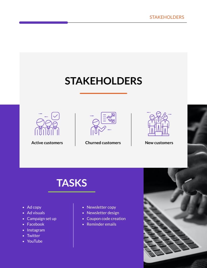 Marketing Work Plan Template | Visme