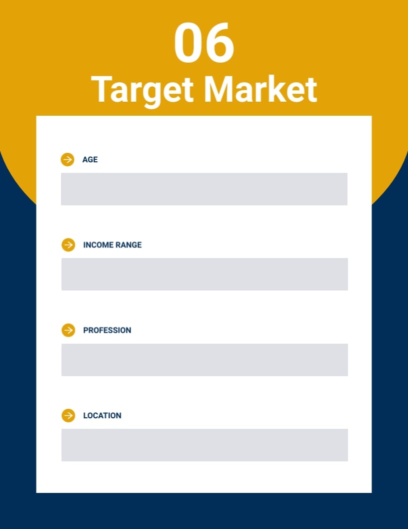 Marketing Workbook Template - Slide 6 Marketing Workbook Template - Slide 6