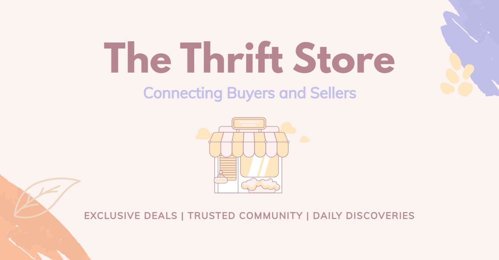 Marketplace Facebook Group Cover Template