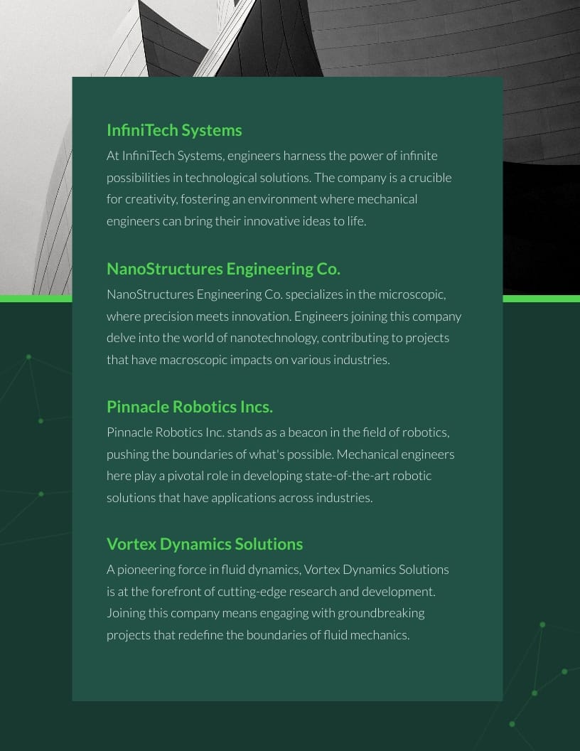 Mechanical Engineering Magazine Template - Slide 6 Mechanical Engineering Magazine Template - Slide 6