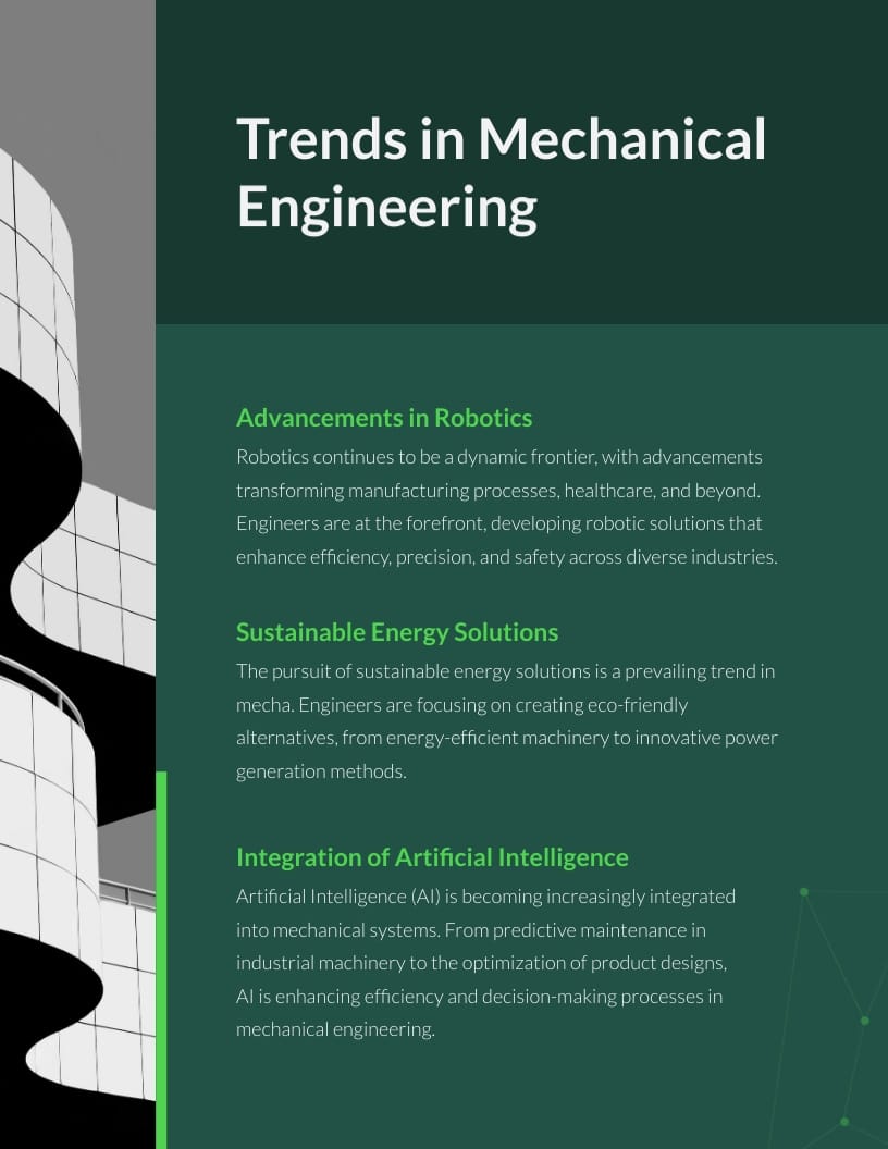 Mechanical Engineering Magazine Template - Slide 7 Mechanical Engineering Magazine Template - Slide 7