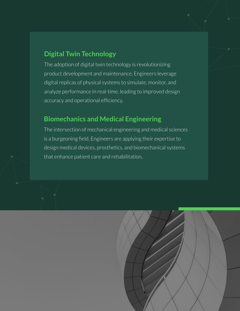 Mechanical Engineering Magazine Template - Slide 8 Mechanical Engineering Magazine Template - Slide 8