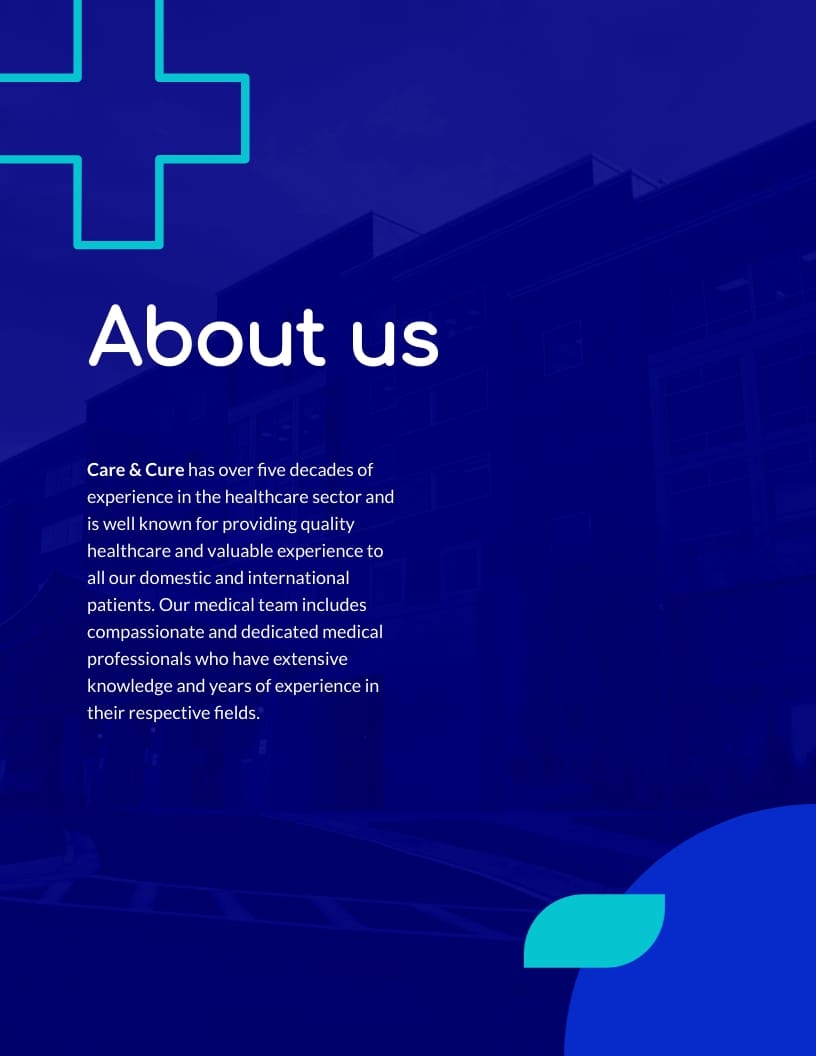 Medical Booklet Template - Slide 2 Medical Booklet Template - Slide 2