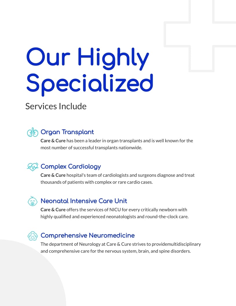 Medical Booklet Template - Slide 3 Medical Booklet Template - Slide 3