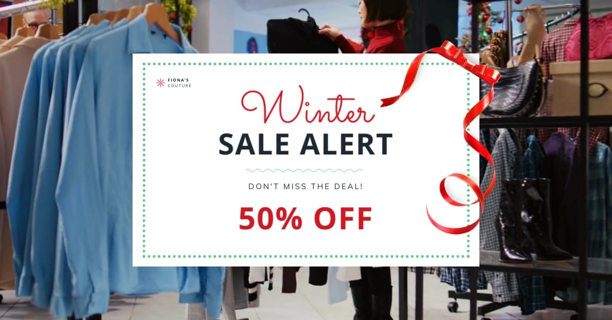 Mega Sale Facebook Ad Template